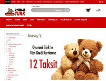 Tablet Screenshot of oyuncakturk.com